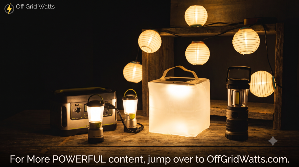 blackout lights and more at OffGridWatts.com