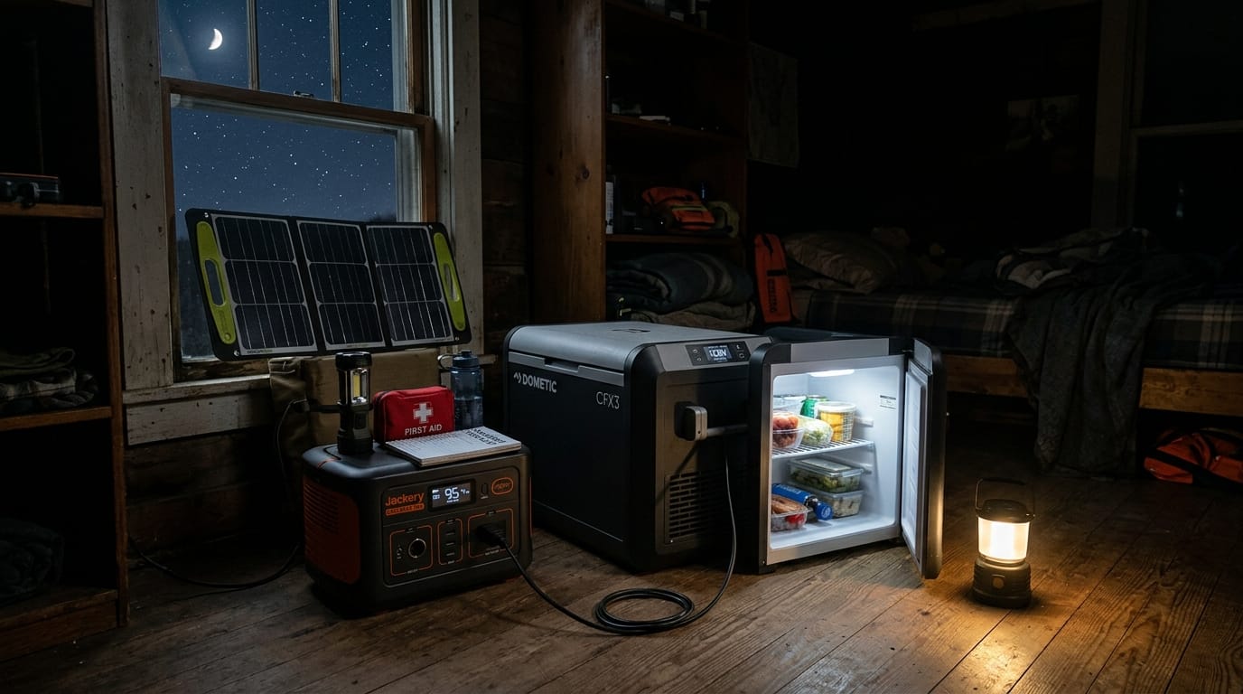 How to Run a 12V Portable Fridge on Solar During a Multi-Day Blackout