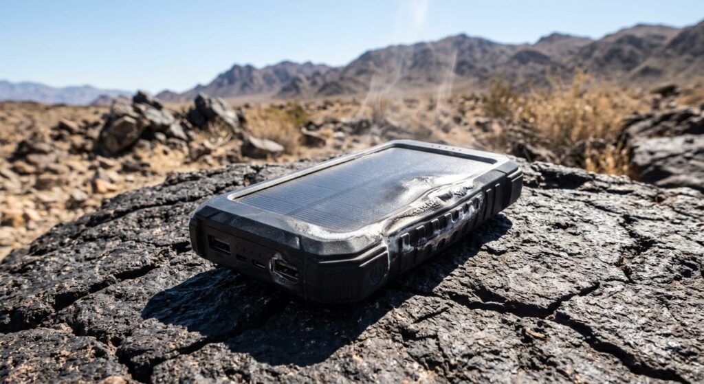 Solar energy degrades batteries.