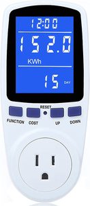 Inline Kill-A-Wattt Style Power Meter to keep track of the power used by your refrigerator.