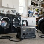 Large Power Station powering large home electronic appliances.