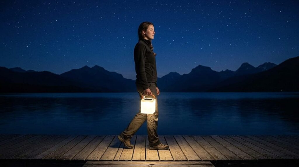 Light your path with the LuminAID 2-in-1 Lantern.